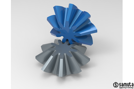 Коническая зубчатая передача