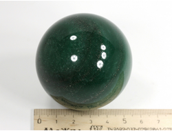 Шар Авантюрин зеленый, Бразилия (55 мм, 246 г) №35799