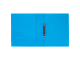 Папка на 2 кольцах BRAUBERG "Диагональ", 25 мм, внутренний карман, тонированная синяя, до 170 листов, 0,7 мм, 227504