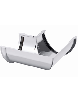 Угол жёлоба 90 гр., пластиковый БЕЛЫЙ