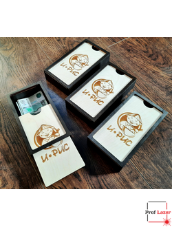 Чек-бук из дерева