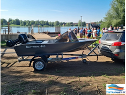 Транспортировочный и стояночный тент для лодки ВАЙТМАНА  400 капотная