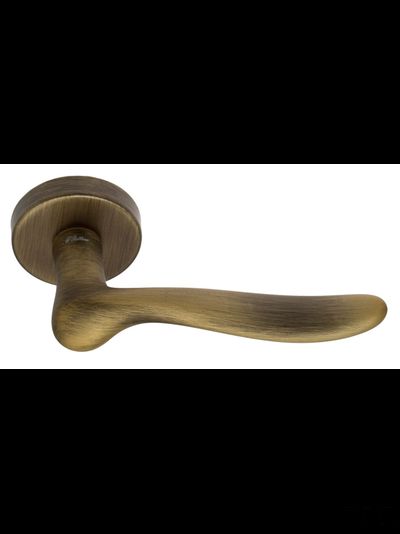 Дверная ручка на круглом основании Fratelli Cattini "MAYA" 7-BY матовая бронза