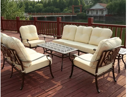 Комплект для отдыха из литого алюминия Venice.фото