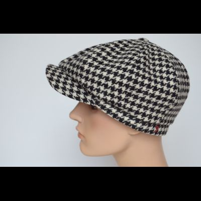 Кепка Alfonso D ' Este 41985 черно - белая