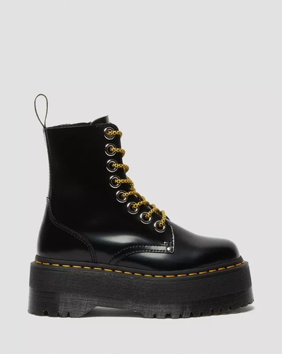 Ботинки Dr Martens Jadon Max Boot Platforms Black Buttero