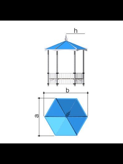 Беседка с сиденьями Romana 301.01.00