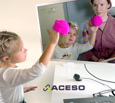 Работа с умным логопедическим зеркалом