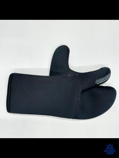 Рукавицы неопреновые 7мм AQUATICS 3х-палые AQ201-09 н/плюш р.XL