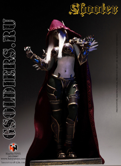 Сильвана Warcraft - коллекционная фигурка 1/6 Elf Archer ZH007 - HaoYu Toys