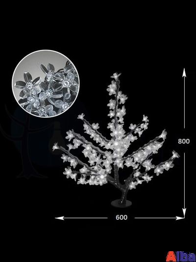 Куст вишневый h80см, 240led 220V