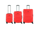 Пластиковый чемодан  Impreza Freedom красный размер M