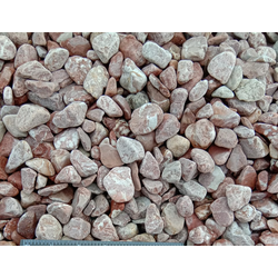 Розовый мрамор галтовка