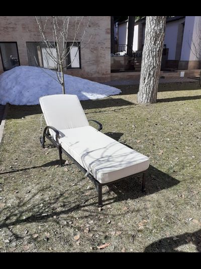 Шезлонг из литого алюминия Bernie