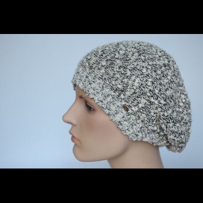 Берет Vizio Италия 1220 ВO летний белый антрацит