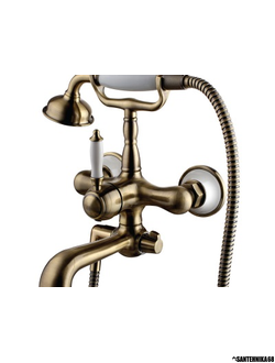 Смеситель для ванны с фиксированным изливом Lemark Villa LM4812B Бронзовый