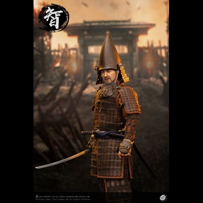 Воин клана Кацумото с веером ("Последний самурай") - КОЛЛЕКЦИОННАЯ ФИГУРКА 1/6 scale Ashigaru Trio Second Bomb Zhi Ashigaru (EX046) - POPTOYS