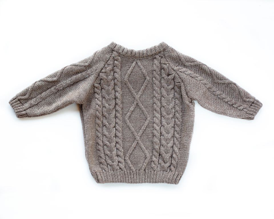 Джемпер "Ромб" светло бежевый