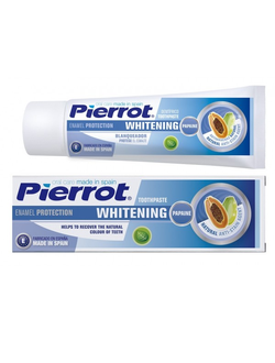 Зубная паста отбеливающая Whitening, Pierrot, 75 мл.
