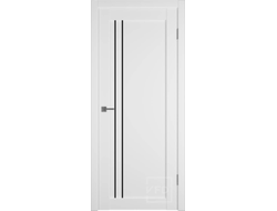 Дверь ПО EMALEX 33 ICE BLACK GLOSS, экошпон белый
