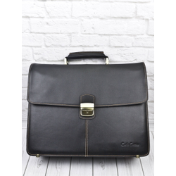 Кожаный портфель Brusado black (арт. 2011-01)