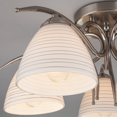 Люстра потолочная Megan 30121/5 сатин-никель Eurosvet