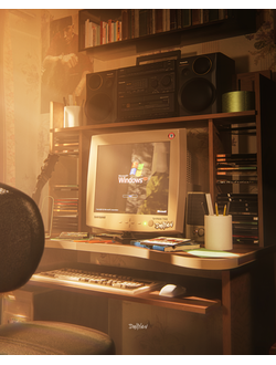 холст "После школы" #2