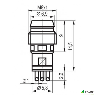 Монтажный разъем CP S402