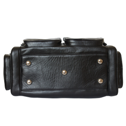 Кожаная дорожная сумка Bufaloro black (арт. 4012-01)