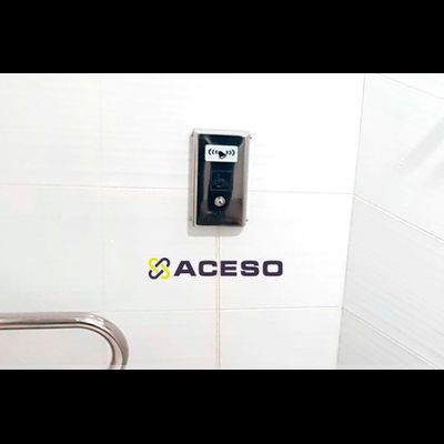 Антивандальная кнопка вызова персонала с вибрацией и шнурком AISI 304