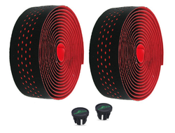 Обмотка Motsuv с заглушками в руль, красная