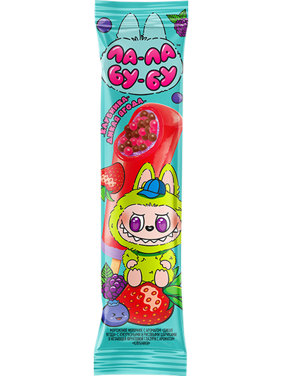 Эскимо Ла-ла-бу-бу клубника-дикая ягода