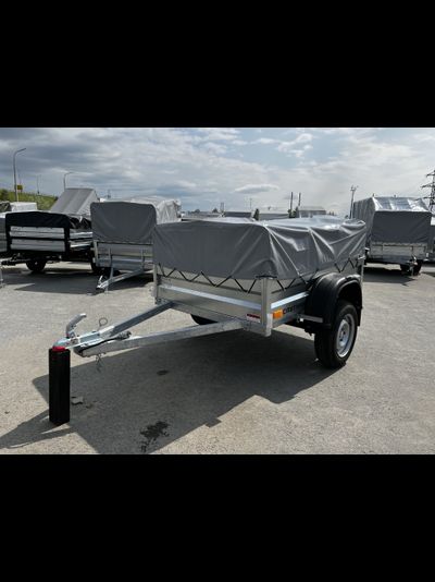 Прицеп «Спутник PRO» (1900х1200х370) оцинкованная рама, с силовым подрамником