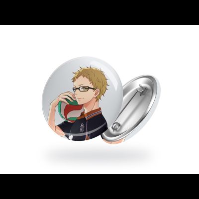 Значок аниме "Кей Цукишима и молтен"