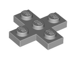 Plate, Modified 3 x 3 Cross, Light Bluish Gray (15397 / 6226936)