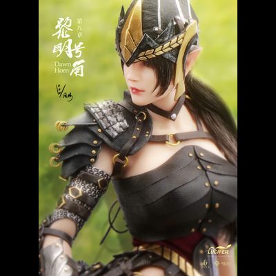 ПОСЛЕ ОБЗОРА - Эльфийка-кентавр - КОЛЛЕКЦИОННАЯ ФИГУРКА 1/6 Centaur Elf - Dawn Horn (LXF2309A) - LUCIFER