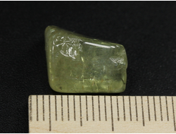 Апатит зеленый, галтовка, Бразилия (13*12*8 мм, 2,5 г) №28505