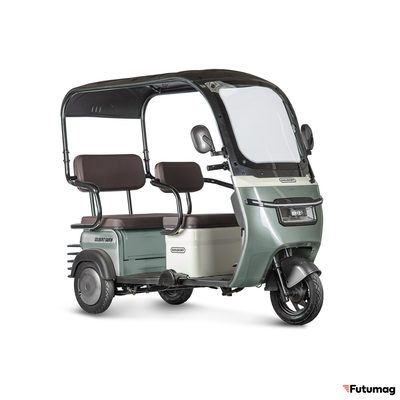 Электротрицикл Rutrike Gelbert Sarin 48V/60V 1000Вт серо-белый