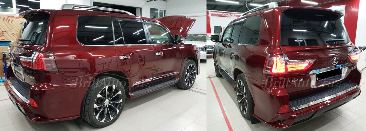 Комплект рестайлинга Lexus LX570, LX450D из 2007 в 2016+ кузов