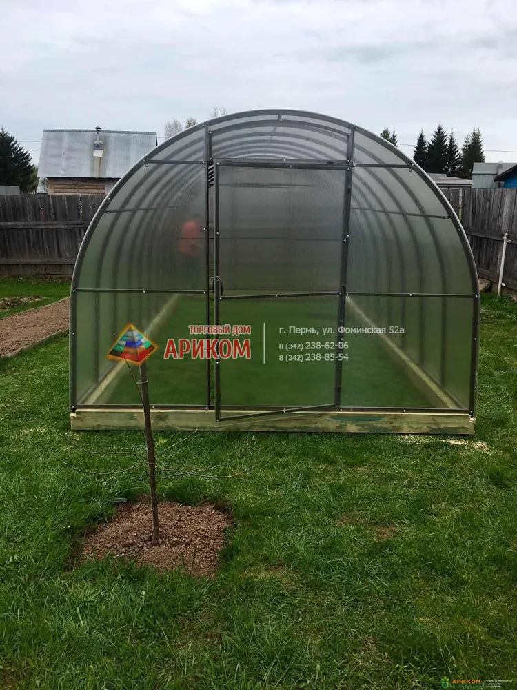 Теплицы и сотовый поликарбонат в Перми от Ариком