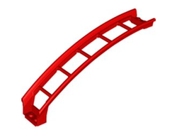 Train, Track Roller Coaster Ramp Large Upper Part, 6 Bricks Elevation, Red (26560 / 6229122)