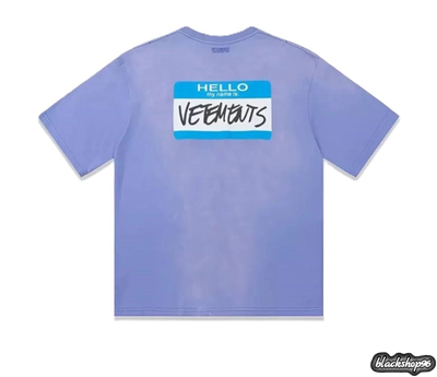 Футболка Vetements HELLO Purple (S, M, L, XL)