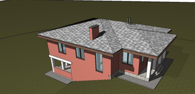 Двухэтажный дом с тремя спальнями 152м² (S100)