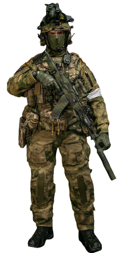 ПОВРЕЖДЕНА КОРОБКА - Спецназ СОБР - КОЛЛЕКЦИОННАЯ ФИГУРКА 1/6 RUSSIAN SPETSNAZ MVD SOBR IN KHERSON (78097) - DAMTOYS