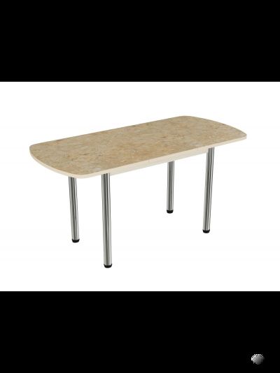 Стол кухонный раздвижной "Пластиковый", подстолье Прямое, разные цвета