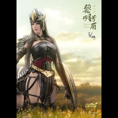 ПОСЛЕ ОБЗОРА - Эльфийка-кентавр - КОЛЛЕКЦИОННАЯ ФИГУРКА 1/6 Centaur Elf - Dawn Horn (LXF2309A) - LUCIFER