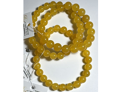 Браслет шары из натурального янтаря