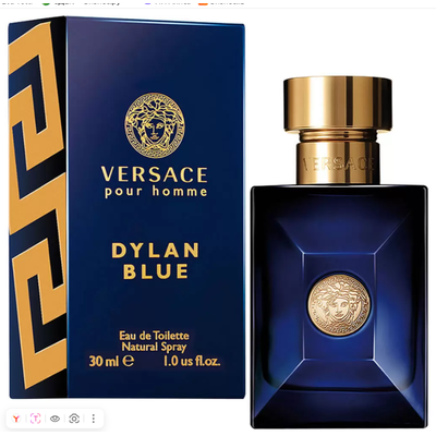 Парфюм. вода ЧЕЛОВЕК МОРЯ / vers. equivalent DYLAN BLUE  Versace  мужские 10 мл