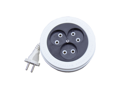 Удлинитель рулетка ШВВП 2х07 5м колодка 3 гнезда