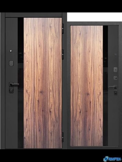 Дверь входная металлическая Luxor 2МДФ Орех каньон купить в Челябинске | КВИРТЕК